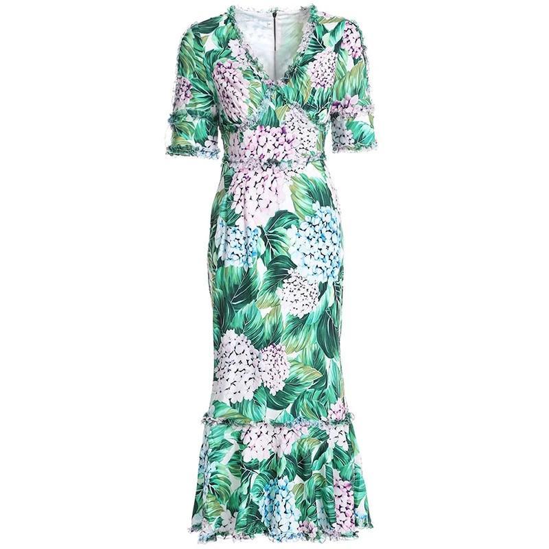 Φόρεμα Vintage Print