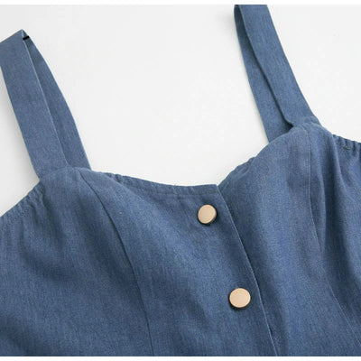 Vintage Jean Φόρεμα