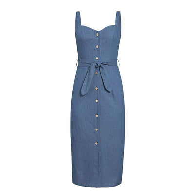 Vintage Jean Φόρεμα