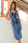 Vintage Jean Φόρεμα