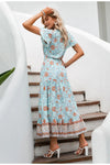 Vintage Bohemian Μακρύ Φόρεμα