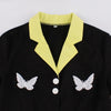 Φόρεμα Black Butterflies 50s