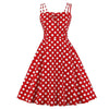 50s Skater Dress Red