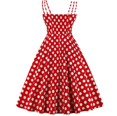 50s Skater Dress Red