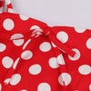 50s Skater Dress Red