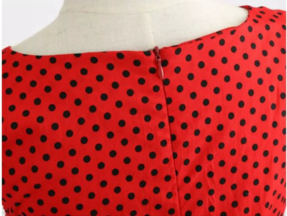 Κόκκινο Φόρεμα 50s Pin Up