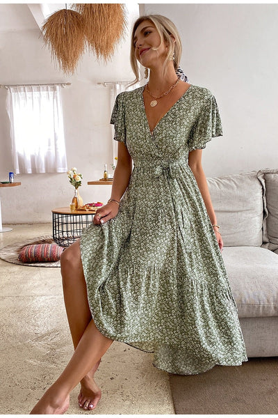 Vintage Wrap Φόρεμα