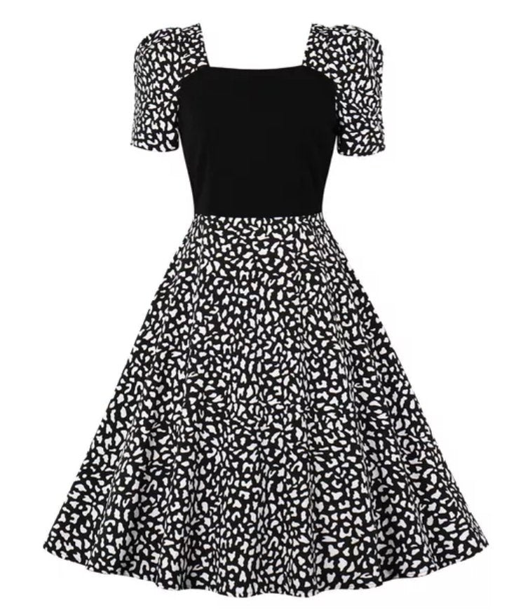 Μαύρο Φόρεμα Vintage 50's Style