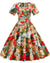 Φόρεμα Vintage Patchwork Της Δεκαετίας Του '50