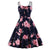 Φόρεμα Vintage Style Plus Size Open Flower