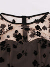 Φόρεμα Vintage Style Plus Size Καφέ