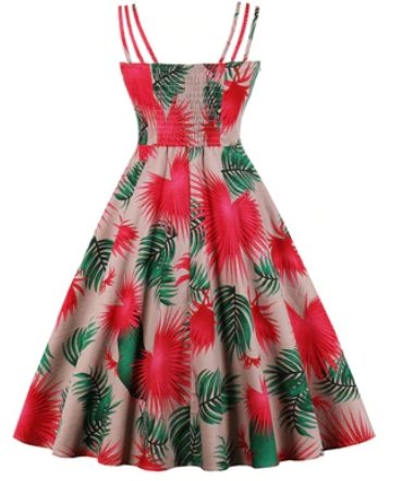 Φόρεμα Σε Ανοιξιάτικο Vintage Στιλ Plus Size