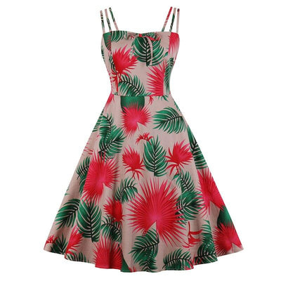 Φόρεμα Σε Ανοιξιάτικο Vintage Στιλ Plus Size