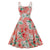 Ροζ Φόρεμα Vintage Style Plus Size