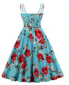 Τριαντάφυλλα Φόρεμα Vintage Style Plus Size