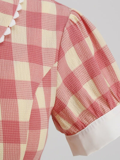 Φόρεμα Gingham Δεκαετίας '60