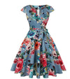 Vintage Floral Τουνίκ Φόρεμα