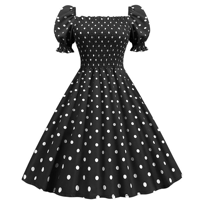Φόρεμα 50s Style Μαύρο