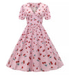 Vintage 60s Cherry Φόρεμα