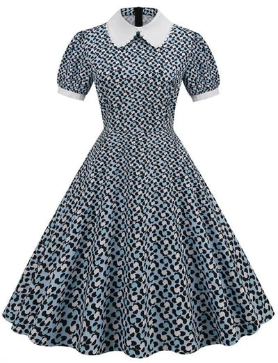 Vintage 50s Guinguette Spirit Φόρεμα