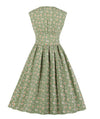 Vintage 50s Φόρεμα Plus Size Λουλούδια