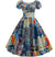 Vintage Φόρεμα 60s Patchwork