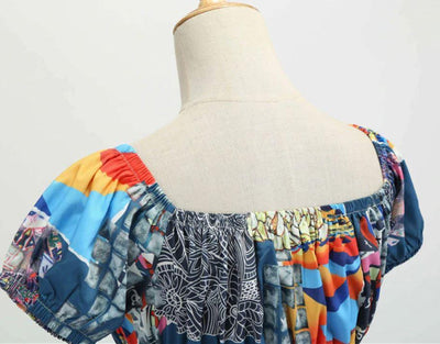 Vintage Φόρεμα 60s Patchwork