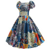Vintage Φόρεμα 60s Patchwork