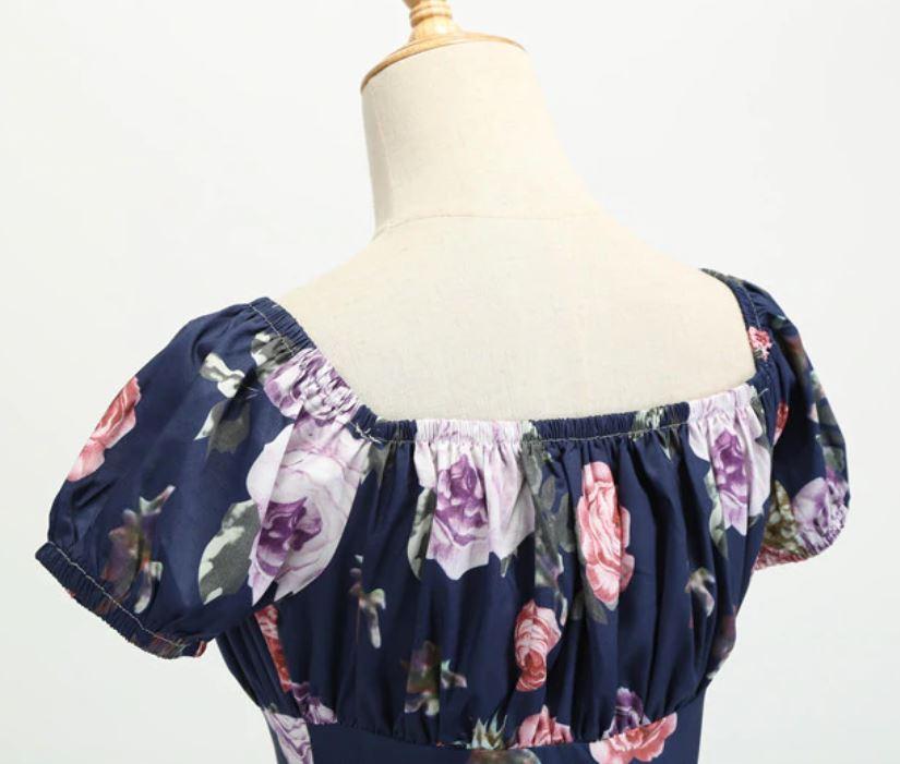 Vintage 60s Φόρεμα Τριαντάφυλλα