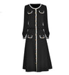 Vintage Φόρεμα 40s Black Art