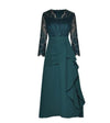 Vintage 40s Designer Πράσινο Φόρεμα