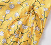Vintage Φόρεμα 40s Yellow Flower