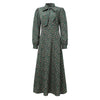 Vintage 40s Flowy Green Φόρεμα