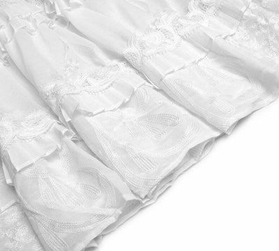 Vintage Φόρεμα 40s White Lantern