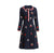 Vintage 40s Navy Βραδινό Φόρεμα