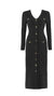 Vintage 40s Μαύρο Φόρεμα Bodycon