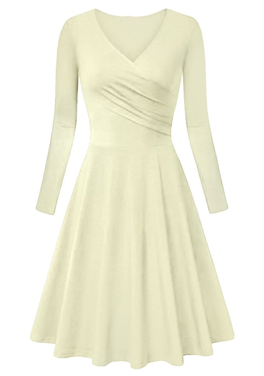 Vintage 60s Plus Size Μπεζ Φόρεμα