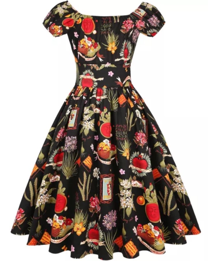 Vintage 60s Φόρεμα Plus Size Navy