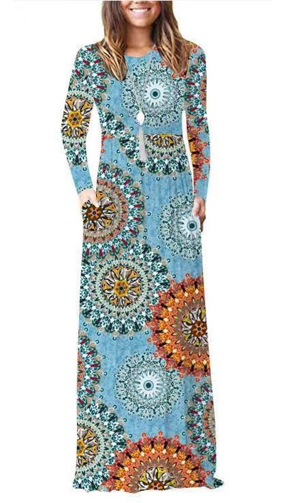 Φόρεμα Hippie Flower