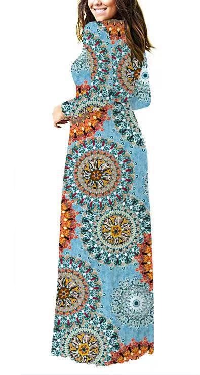 Φόρεμα Hippie Flower