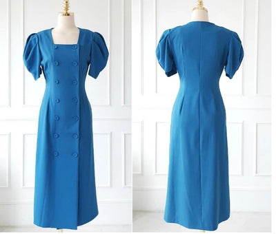 Royal Blue Vintage Φόρεμα