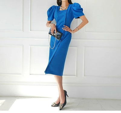 Royal Blue Vintage Φόρεμα
