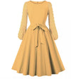 Vintage Bohemian Yellow Φόρεμα