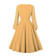 Vintage Bohemian Yellow Φόρεμα