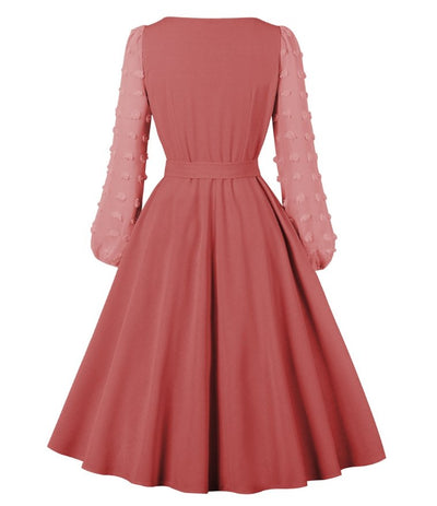 Vintage Bohemian Pink Φόρεμα