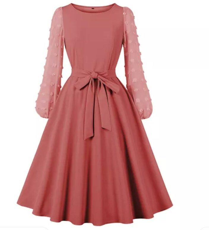 Vintage Bohemian Pink Φόρεμα