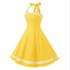 Vintage Boogie Woogie Yellow Φόρεμα