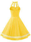 Vintage Boogie Woogie Yellow Φόρεμα