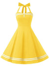 Vintage Boogie Woogie Yellow Φόρεμα
