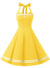 Vintage Boogie Woogie Yellow Φόρεμα